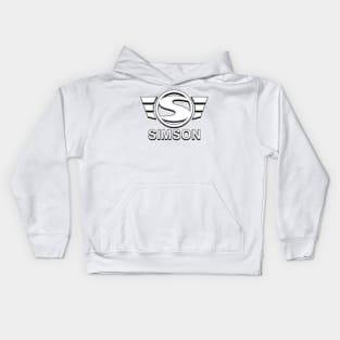 Simson Logo 3D Spezial (white) Kids Hoodie